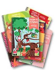 cadernos-de-estudo-infantil Caderno de Estudo Infantil
A versão do caderno padrão com capas divertidas com ilustrações das Aventuras de Meleca e Embaraçado.